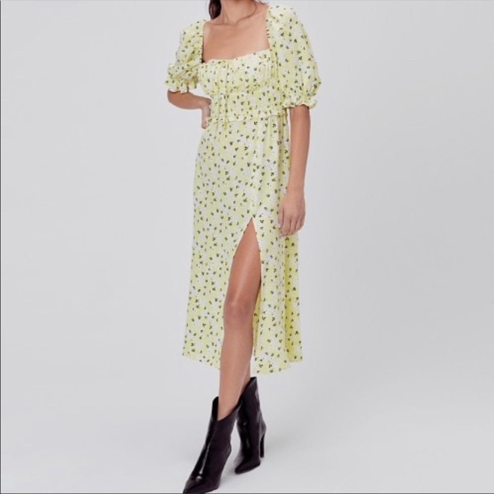 For Love & Lemons Chrysanthemum MIDI Dress